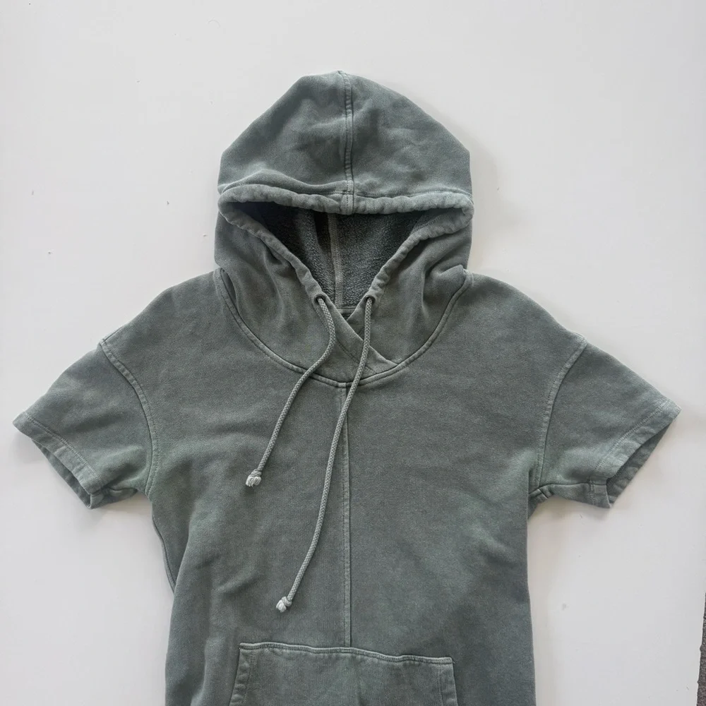 Toad&Co Intermosso Hemp Hooded Sweatshirt Dress size Medium - Picture 2 of 7